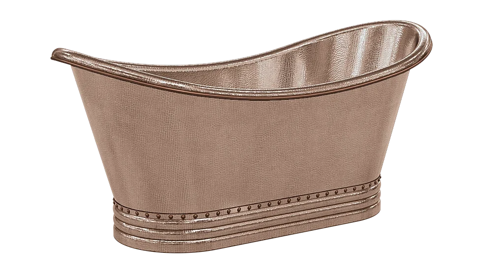 Copper bathtub