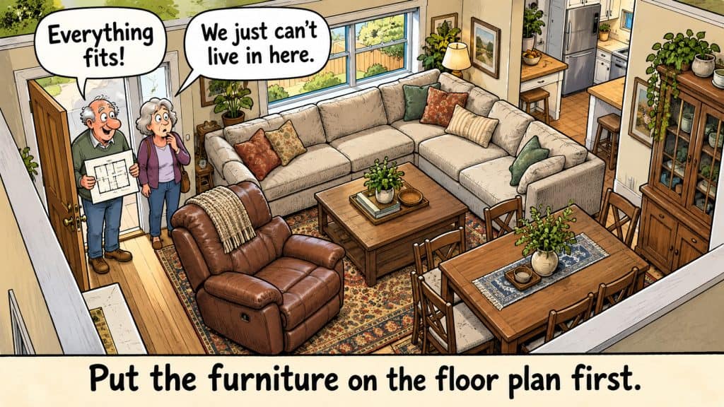 10 EASY ADU DESIGN IDEAS FOR AGING IN PLACE - IN CASE YOU NEED IT ONE DAY 10 Everything Fits, Nothing Is Livable