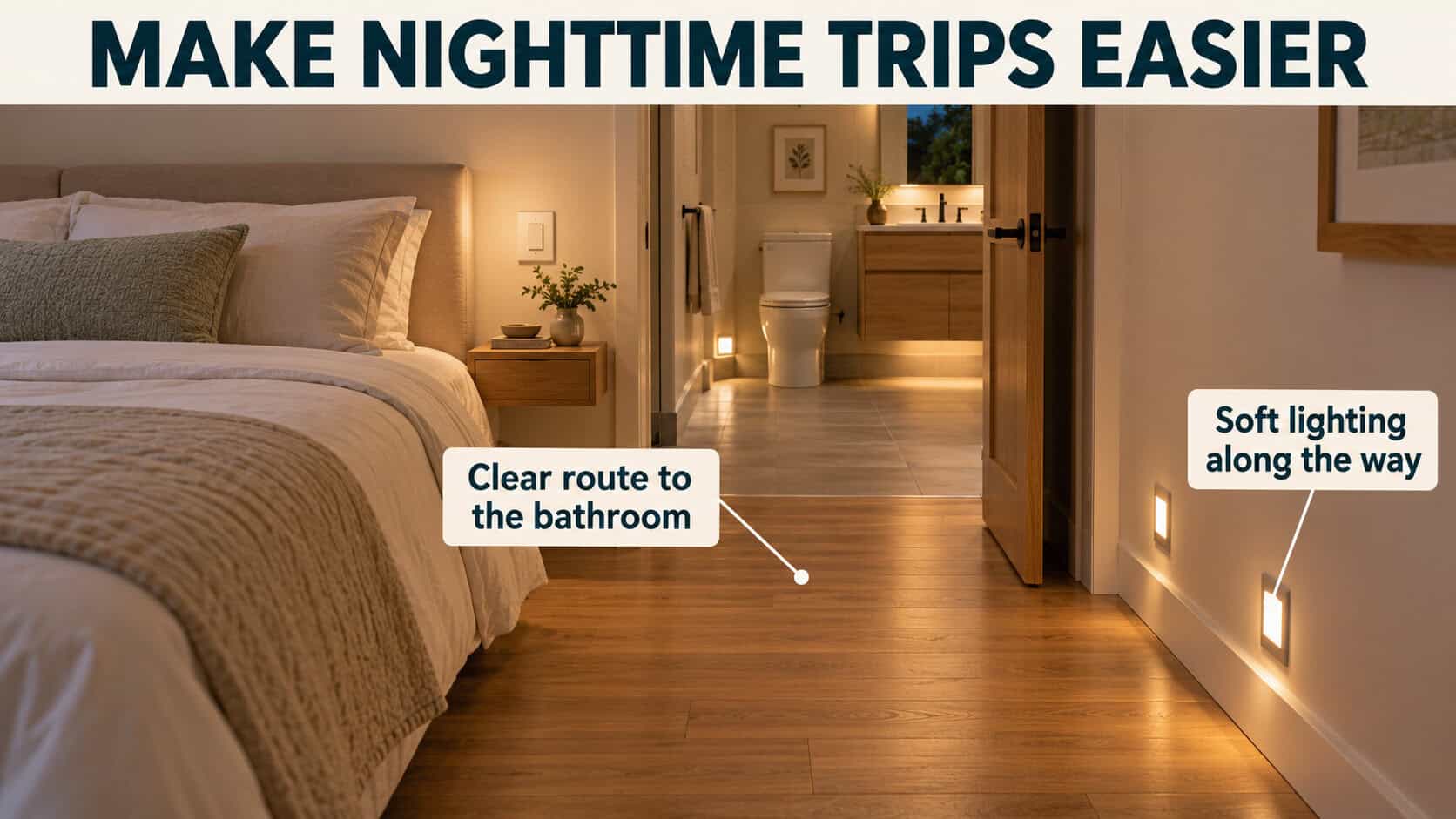10 EASY ADU DESIGN IDEAS FOR AGING IN PLACE - IN CASE YOU NEED IT ONE DAY 30 clear access at night