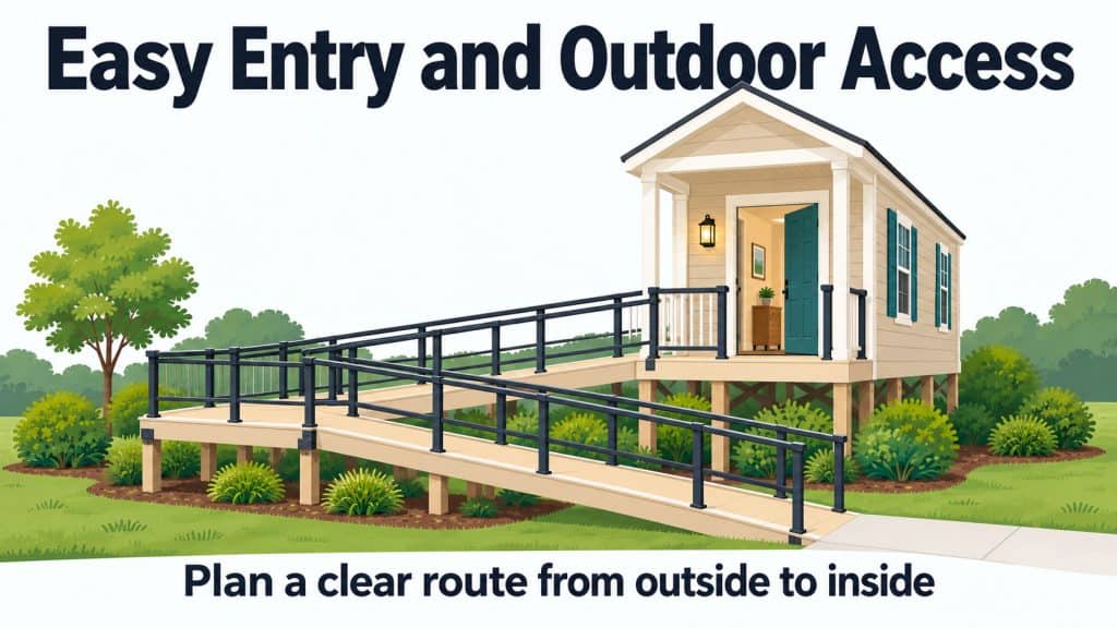 10 EASY ADU DESIGN IDEAS FOR AGING IN PLACE - IN CASE YOU NEED IT ONE DAY 5 easy access to outdoor w ramp