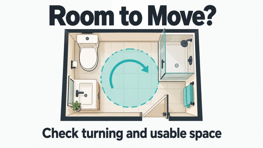 10 EASY ADU DESIGN IDEAS FOR AGING IN PLACE - IN CASE YOU NEED IT ONE DAY 22 space to move in bathroom